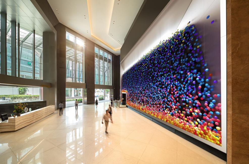 Republic Plaza - Digital Wall