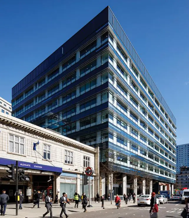 New and modern office space for rent is available at Aldgate House