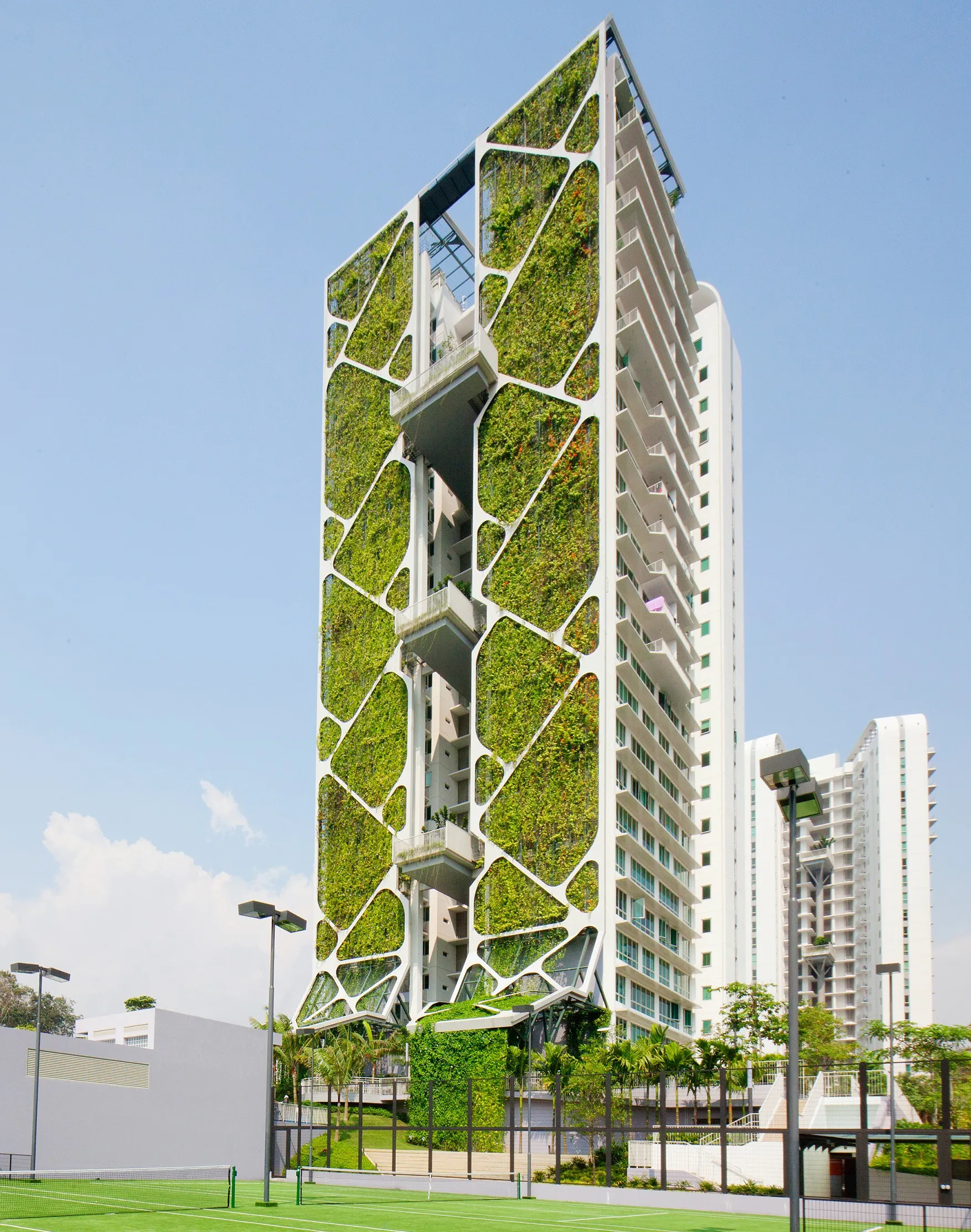 One of the largest vertical gardens in the world